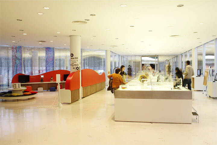 Interior of the Museum of Microbiology at the Butantan Institute in Sao Paulo