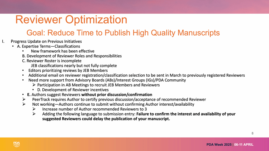 A slide from the session powerpoint presentation 