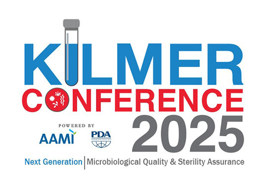 The logo for the KILMER CONFERENCE 2025 in red white and blue