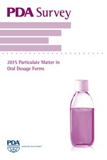 PDA Survey: 2015 Particulate Matter in Oral Dosage Forms (single user digital version)