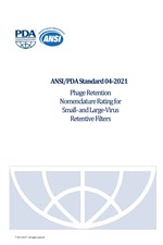 ANSI/PDA Standard 04-2021: Phage Retention Nomenclature Rating for Small- and Large-Virus Retentive Filters